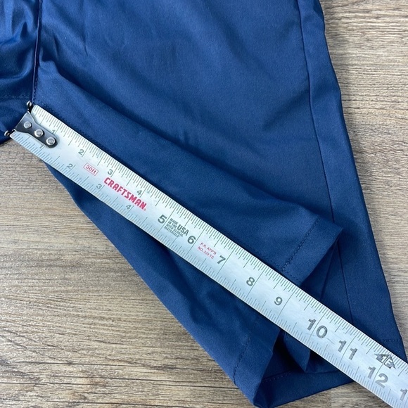 Lands’ End School Uniform Boys Active Chino Shorts, Navy Blue, size 12 - Picture 6 of 10